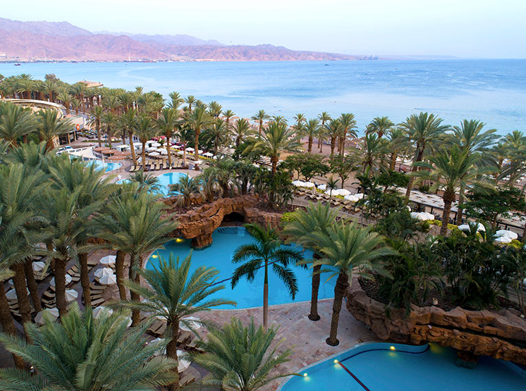 Royal Beach Eilat מבט רחפן